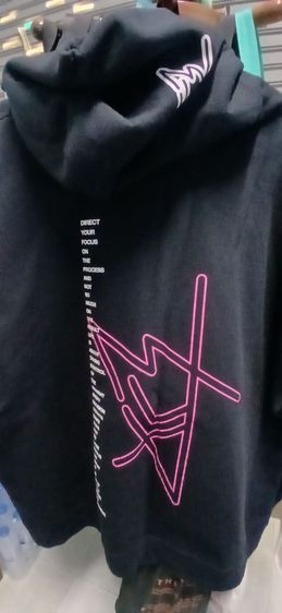 เสื้อกันหนาวแบบมีฮู้ดสีดำไซส์ใหญ่ xxl marktuan GOT7 รูปที่ 2