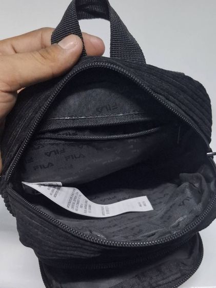 หญิง คอตตอน กระเป๋าสะพายสีดำมือสองยี่ห้อ fila