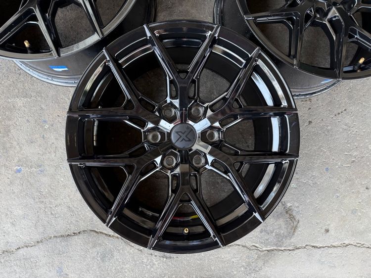 ล้อแม็กขอบ18 ก้านY 6รู139 กว้าง9 ออฟ15 สีดำเงา ล้อเบา FLOW FORMING งานSEVENFIFTH งานสวยมากๆ  รูปที่ 4