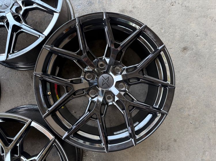 ล้อแม็กขอบ18 ก้านY 6รู139 กว้าง9 ออฟ15 สีดำเงา ล้อเบา FLOW FORMING งานSEVENFIFTH งานสวยมากๆ  รูปที่ 7