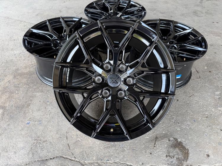 ล้อแม็กขอบ18 ก้านY 6รู139 กว้าง9 ออฟ15 สีดำเงา ล้อเบา FLOW FORMING งานSEVENFIFTH งานสวยมากๆ  รูปที่ 2