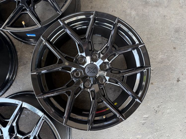 ล้อแม็กขอบ18 ก้านY 6รู139 กว้าง9 ออฟ15 สีดำเงา ล้อเบา FLOW FORMING งานSEVENFIFTH งานสวยมากๆ  รูปที่ 5