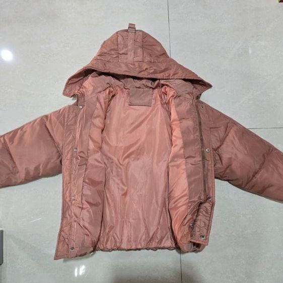 เสื้อกันหนาวขนเฟอร์ size L สีชมพูกะปิ รูปที่ 3