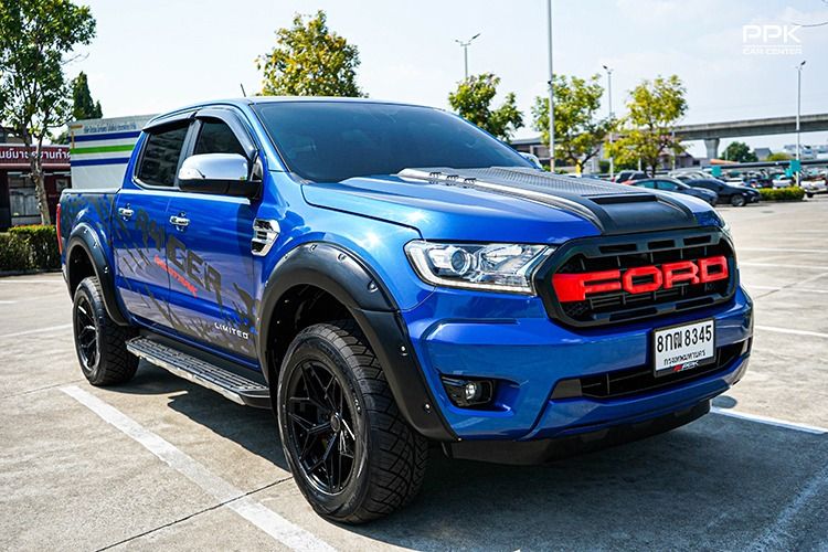 Ford Ranger 2019 2.0 Hi-Rider Limited Pickup ดีเซล ไม่ติดแก๊ส เกียร์ธรรมดา น้ำเงิน รูปที่ 3