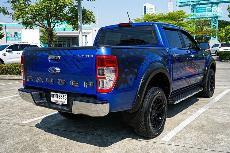 Ford Ranger 2019 2.0 Hi-Rider Limited Pickup ดีเซล ไม่ติดแก๊ส เกียร์ธรรมดา น้ำเงิน รูปที่ 4