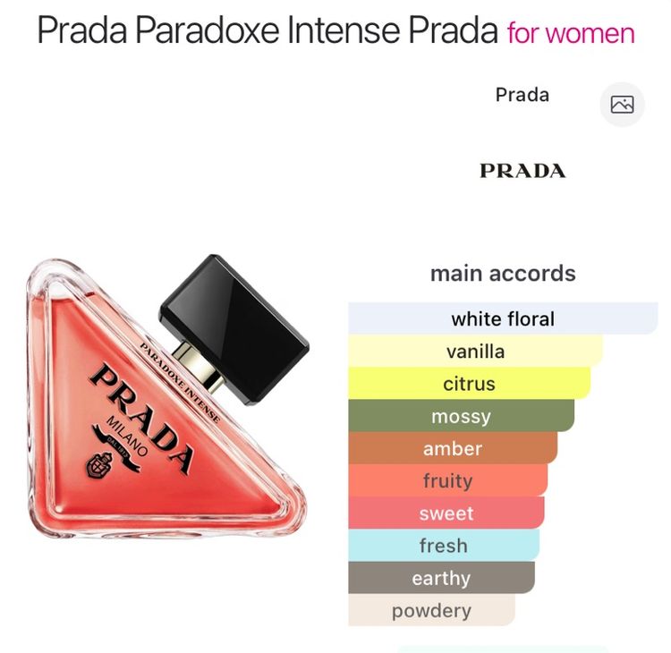 Prada Paradoxe Eau de Parfum Intense 30 ml  No box น้ำหอมแบรนด์แท้ ส่งฟรี รูปที่ 2