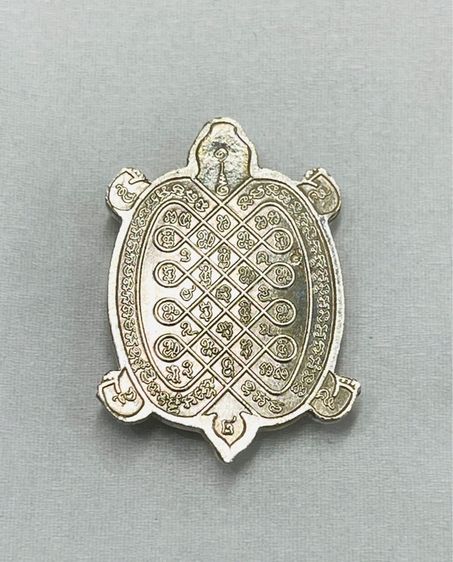 เหรียญพญาเต่าเรือน หลวงปู่หลิว รุ่นพิเศษ บูรณะพระราชวังสนามจันทร์ เนื้อเงิน ปี 2538 รูปที่ 5