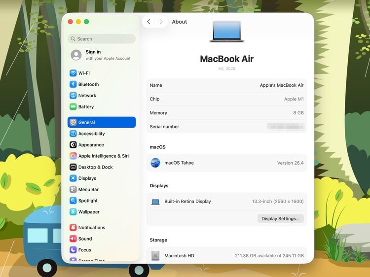 MacBook Air 13-inch M1,2020 Ram8GB SSD256GB SpaceGray รูปที่ 13