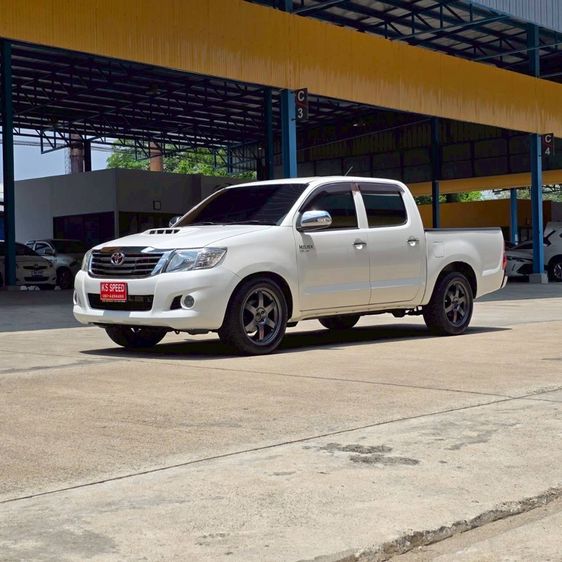 Toyota Hilux Vigo Champ 2014 Double Cab 2.5 E VNT Pickup ดีเซล ไม่ติดแก๊ส เกียร์ธรรมดา ขาว