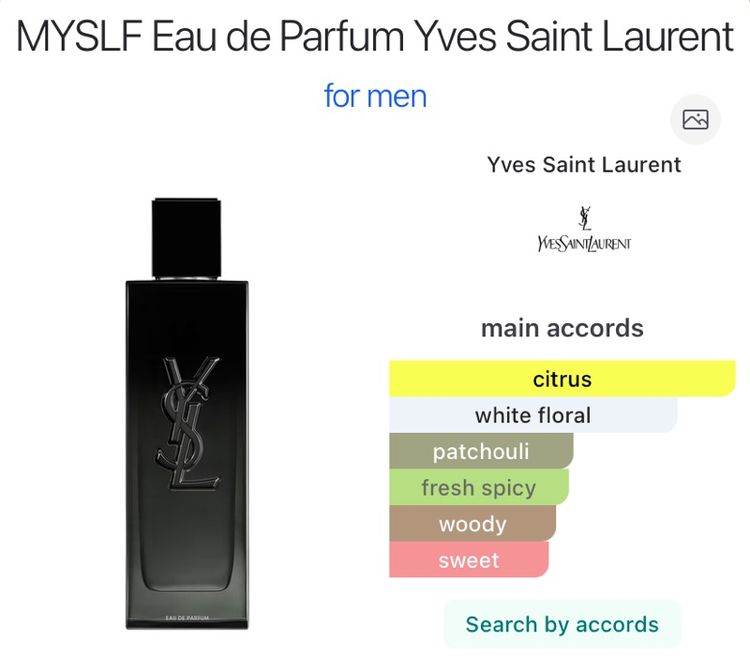 Yves Saint Laurent MYSLF Eau de Parfum 40 ml  No box น้ำหอมแบรนด์แท้  รูปที่ 2