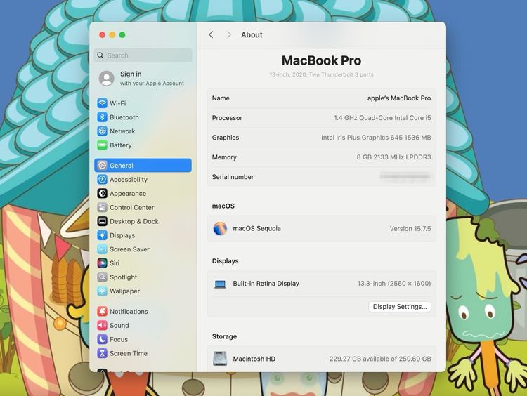 MacBook Pro (13.3-inch,2020 Two Thunderbolt 3 ports) Ram8GB SSD256GB SpaceGray  รูปที่ 12