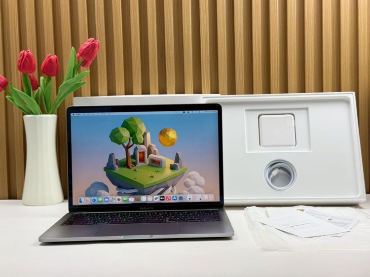 Apple Macbook Pro 13 Inch แมค โอเอส 8 กิกะไบต์ อื่นๆ ไม่ใช่ MacBook Pro (13.3-inch,2020 Two Thunderbolt 3 ports) Ram8GB SSD256GB SpaceGray 