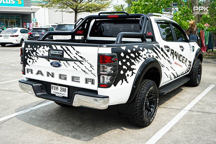 Ford Ranger 2020 2.2 XLT Pickup ดีเซล ไม่ติดแก๊ส เกียร์อัตโนมัติ ขาว รูปที่ 4