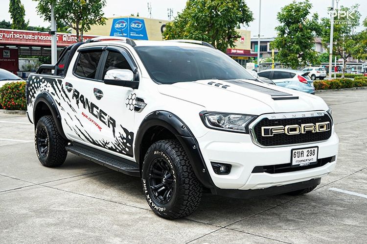 Ford Ranger 2020 2.2 XLT Pickup ดีเซล ไม่ติดแก๊ส เกียร์อัตโนมัติ ขาว รูปที่ 3