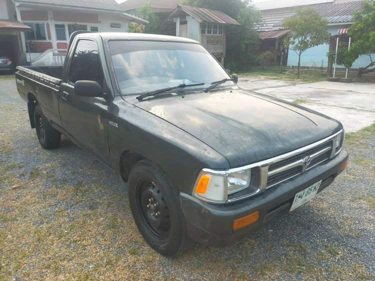 Toyota Hilux Mighty-X 1995 2.4 Pickup ดีเซล ไม่ติดแก๊ส เกียร์ธรรมดา เขียว รูปที่ 2