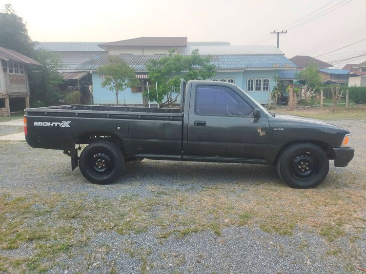 Toyota Hilux Mighty-X 1995 2.4 Pickup ดีเซล ไม่ติดแก๊ส เกียร์ธรรมดา เขียว รูปที่ 4