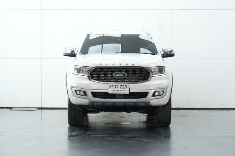 Ford Everest 2021 2.0 Bi-Turbo Titanium+ 4WD Utility-car ดีเซล ไม่ติดแก๊ส เกียร์อัตโนมัติ ขาว รูปที่ 3