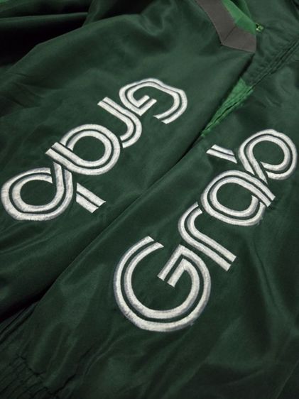 เสื้อแจ็คเก็ตแกร็บ(Grab) รุ่นแรก V.1 Size M ของเก่าเก็บปี 2022 เลิกผลิตแล้ว รูปที่ 8