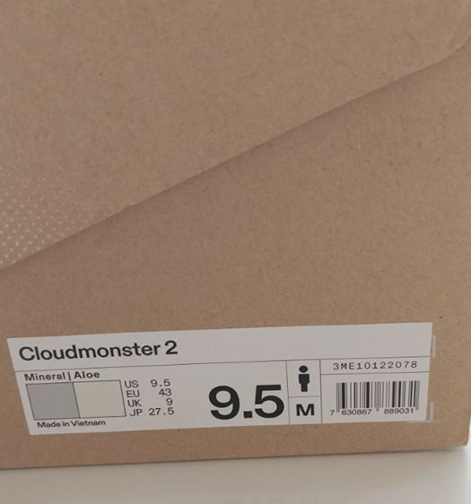 ขาย On Monster 2 สี Mineral-ole size 43-275cm ของใหม่ ของแท้ รูปที่ 13