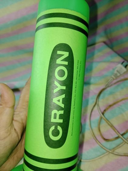 โคมไฟรูปดินสอสีเหลือง Crayola จาก Ralphco Inc. ปี 1992  รูปที่ 2