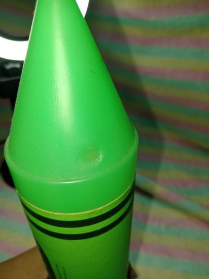 โคมไฟรูปดินสอสีเหลือง Crayola จาก Ralphco Inc. ปี 1992  รูปที่ 7