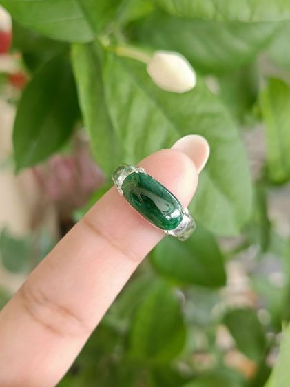 แหวนหยกแท้ JADEITE TYPE A รูปที่ 2