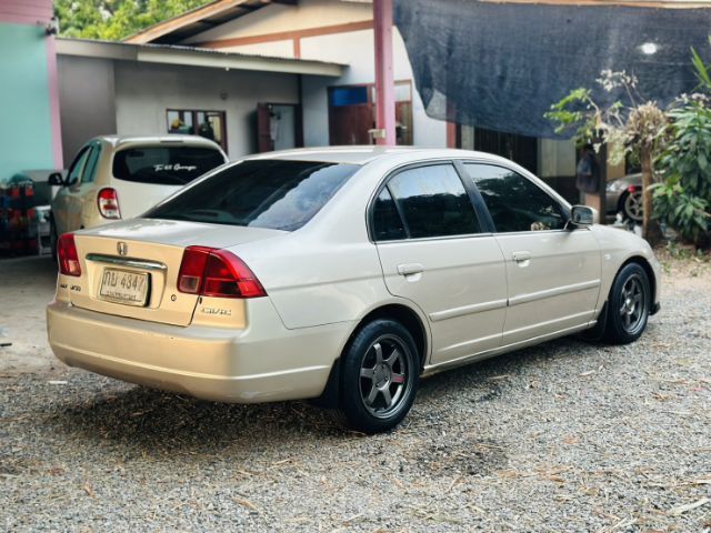Honda Civic 2002 1.7 VTi Sedan เบนซิน ไม่ติดแก๊ส เกียร์อัตโนมัติ น้ำตาล รูปที่ 4