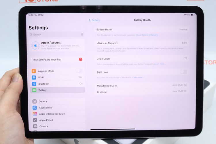 iPad Air M2 11" 256GB WiFi (Space Gray) - ID26030566 รูปที่ 4