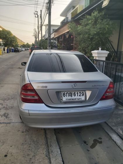 Mercedes-Benz C-Class 2003 C180 Sedan เบนซิน ไม่ติดแก๊ส เกียร์อัตโนมัติ บรอนซ์เงิน รูปที่ 4