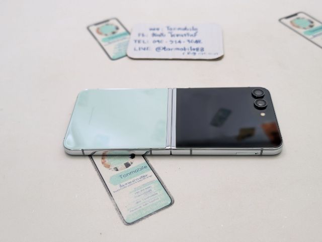 ขาย เทิร์น Samsung Galaxy Z Flip 5 Mint 256 GB เครื่องนอก 2 ซิม เมนูไทย สภาพสวย อุปกรณ์ครบยกกล่อง เพียง 6,590 บาท เท่านั้น ครับ รูปที่ 8