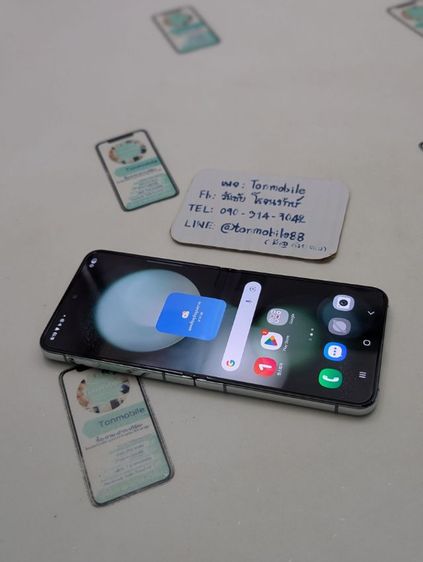 ขาย เทิร์น Samsung Galaxy Z Flip 5 Mint 256 GB เครื่องนอก 2 ซิม เมนูไทย สภาพสวย อุปกรณ์ครบยกกล่อง เพียง 6,590 บาท เท่านั้น ครับ รูปที่ 2
