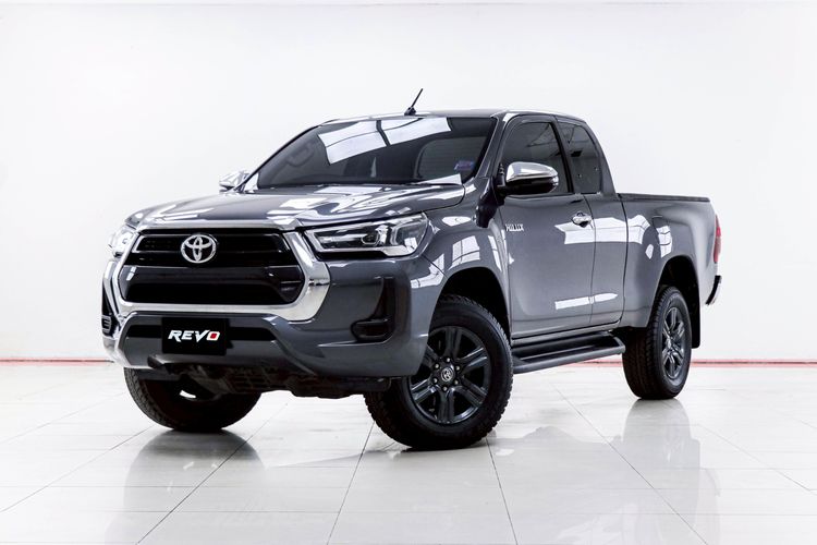Toyota Hilux Revo 2022 2.4 Entry Pickup ดีเซล ไม่ติดแก๊ส เกียร์อัตโนมัติ เทา รูปที่ 4