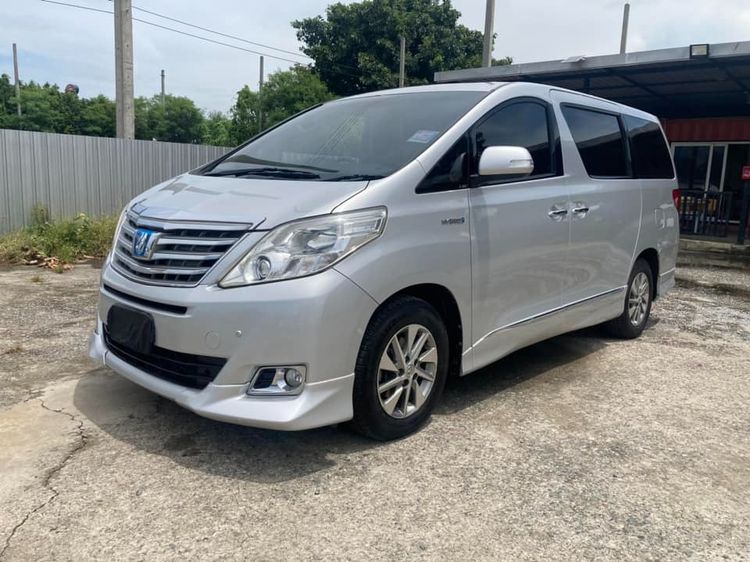 Toyota Alphard 2012 2.4 HV 4WD Utility-car ไฮบริด เกียร์อัตโนมัติ บรอนซ์เงิน รูปที่ 3