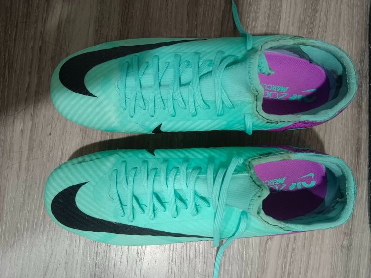 ขายรองเท้าสตั๊ด Size 43 ยี่ห้อไนกี้ Air Zoom Mercurial สีเขียว สภาพใหม่มาก รูปที่ 4