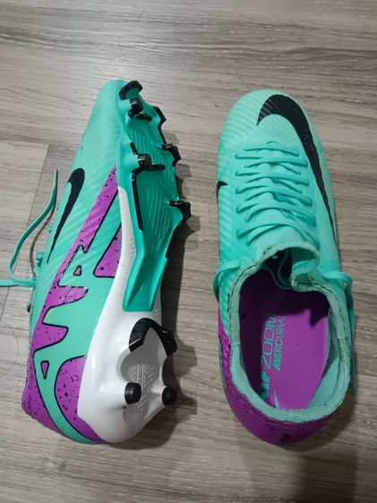 ขายรองเท้าสตั๊ด Size 43 ยี่ห้อไนกี้ Air Zoom Mercurial สีเขียว สภาพใหม่มาก รูปที่ 2