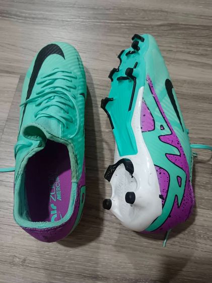 ขายรองเท้าสตั๊ด Size 43 ยี่ห้อไนกี้ Air Zoom Mercurial สีเขียว สภาพใหม่มาก รูปที่ 5