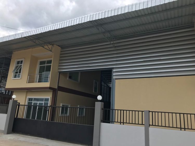 ให้เช่า ขาย โกดัง โรงงานขนาด 750 ตร.ม. พร้อมออฟฟิศ 2 ชั้น ไฟฟ้า 100 A 3 เฟส  ซอยอยู่เจริญ 3 ตำบลนาดี เมืองสมุทรสาคร รูปที่ 4