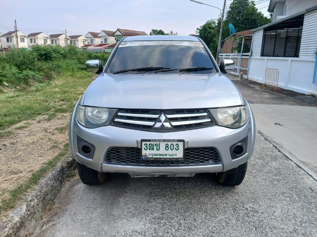 Mitsubishi Triton 2012 2.5 Plus GLS VG Turbo Pickup ดีเซล ไม่ติดแก๊ส เกียร์ธรรมดา เทา รูปที่ 2