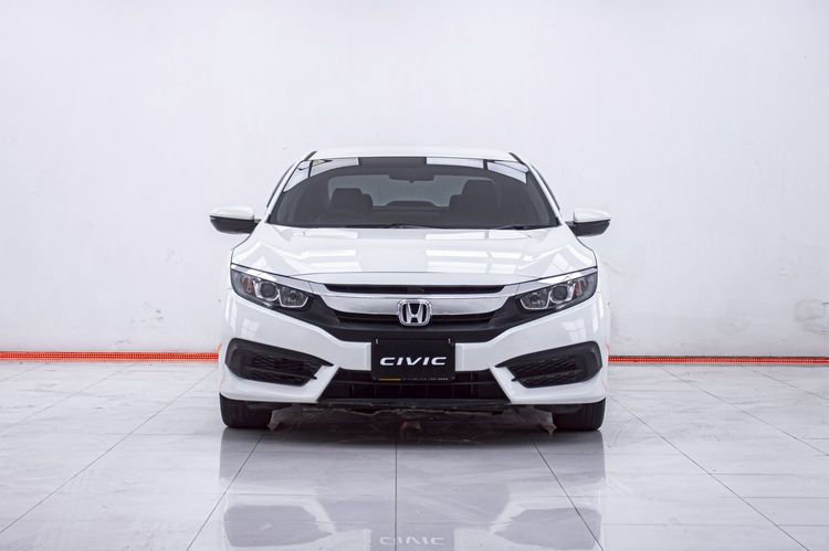 Honda Civic 2018 1.8 E i-VTEC Sedan เบนซิน ไม่ติดแก๊ส เกียร์อัตโนมัติ ขาว รูปที่ 4