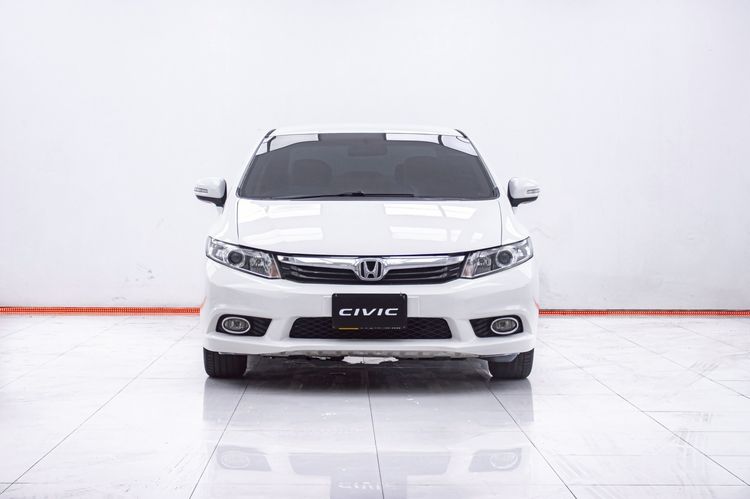 Honda Civic 2012 1.8 E i-VTEC Sedan เบนซิน ไม่ติดแก๊ส เกียร์อัตโนมัติ ขาว รูปที่ 4