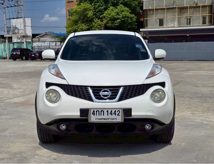 Nissan Juke 2015 1.6 V เบนซิน ไม่ติดแก๊ส เกียร์อัตโนมัติ ขาว