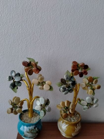 กระถางต้นไม้หยกเซตคู่