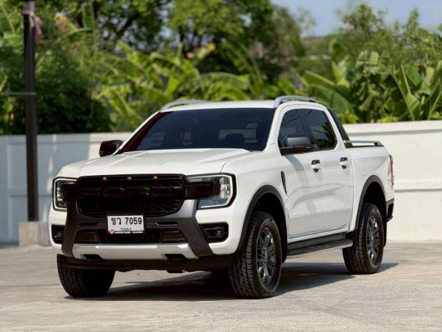 รถ Ford Ranger 2.0 Hi-Rider Wildtrak สี ขาว