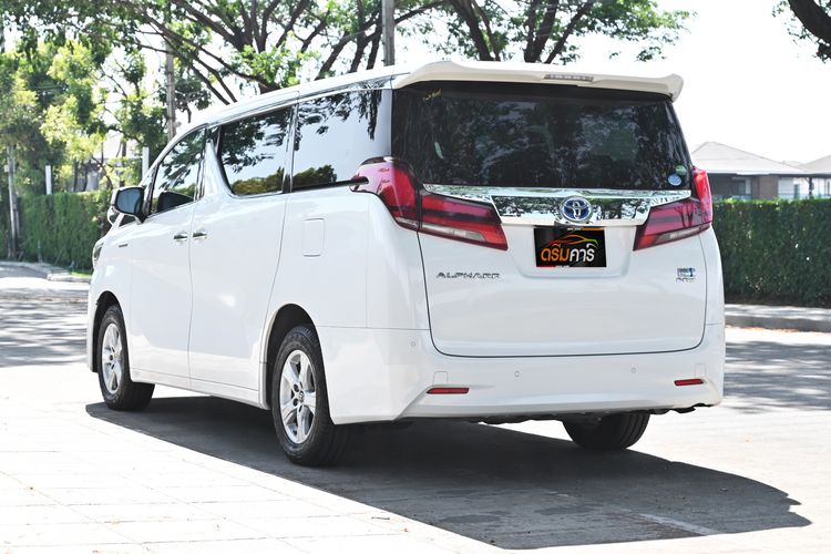 Toyota Alphard 2018 2.5 Hybrid X E-Four 4WD Van ไฮบริด ไม่ติดแก๊ส เกียร์อัตโนมัติ ขาว รูปที่ 3