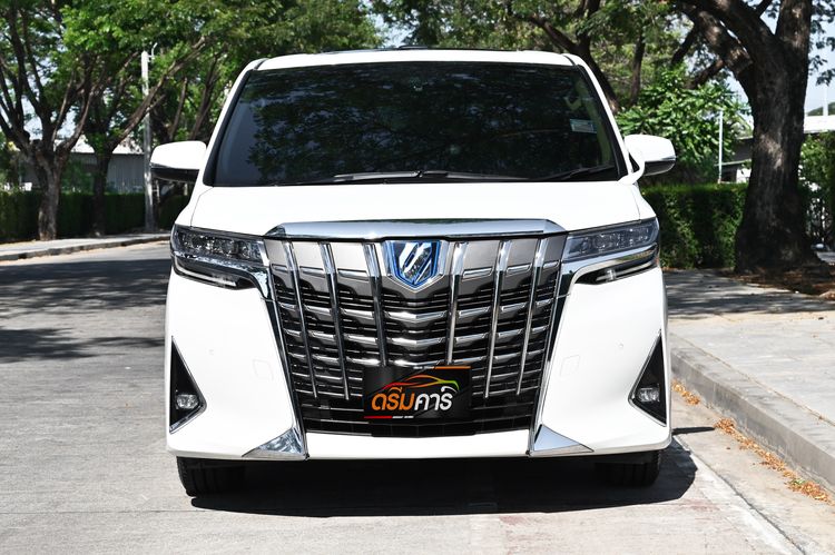 Toyota Alphard 2018 2.5 Hybrid X E-Four 4WD Van ไฮบริด ไม่ติดแก๊ส เกียร์อัตโนมัติ ขาว รูปที่ 2