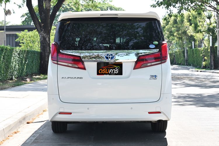 Toyota Alphard 2018 2.5 Hybrid X E-Four 4WD Van ไฮบริด ไม่ติดแก๊ส เกียร์อัตโนมัติ ขาว รูปที่ 4