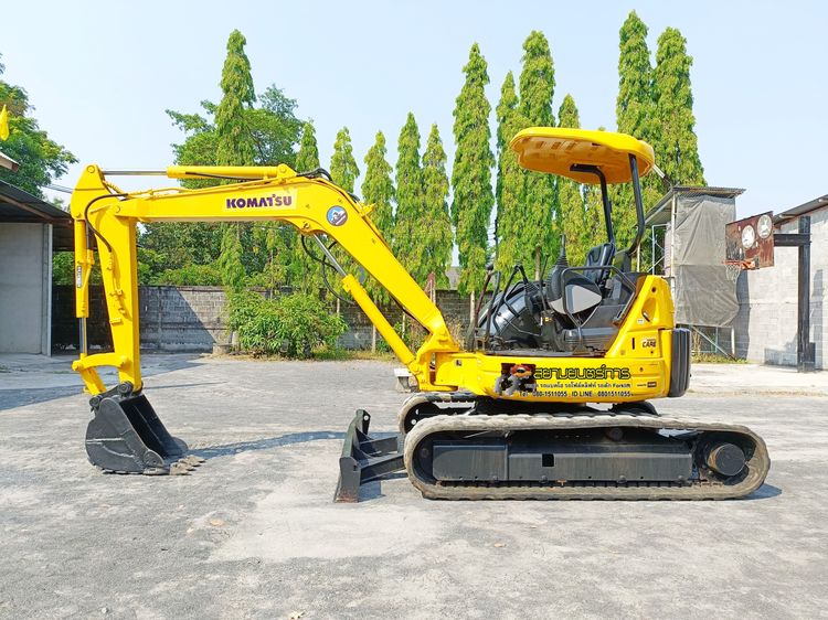  รถขุด แบคโฮ  Komatsu PC40MR  ขนาด 4 ตัน   คอนโทรลน้ำมัน ปั๊มนิ้ว แทรคยาง มีไลน์ไปป์ปิ้ง รูปที่ 2