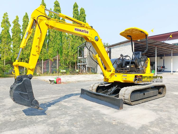  รถขุด แบคโฮ  Komatsu PC40MR  ขนาด 4 ตัน   คอนโทรลน้ำมัน ปั๊มนิ้ว แทรคยาง มีไลน์ไปป์ปิ้ง รูปที่ 8