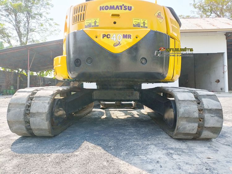  รถขุด แบคโฮ  Komatsu PC40MR  ขนาด 4 ตัน   คอนโทรลน้ำมัน ปั๊มนิ้ว แทรคยาง มีไลน์ไปป์ปิ้ง รูปที่ 7