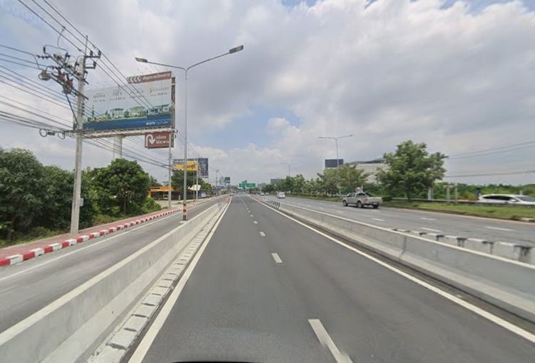 ขายที่ดินแปลงใหญ่ ถมแล้ว หน้ากว้างติดถนน ใกล้โรงเรียนนานาชาติสิงคโปร์นนทบุรี  รูปที่ 3